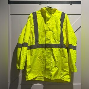 High-Visibility Yellow Safety Jacket